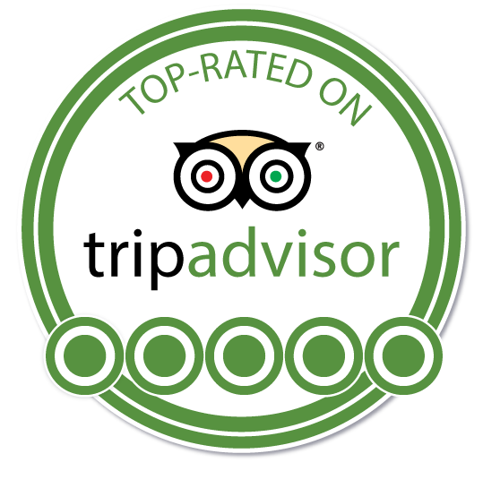 TripAdvisor five-star badge
